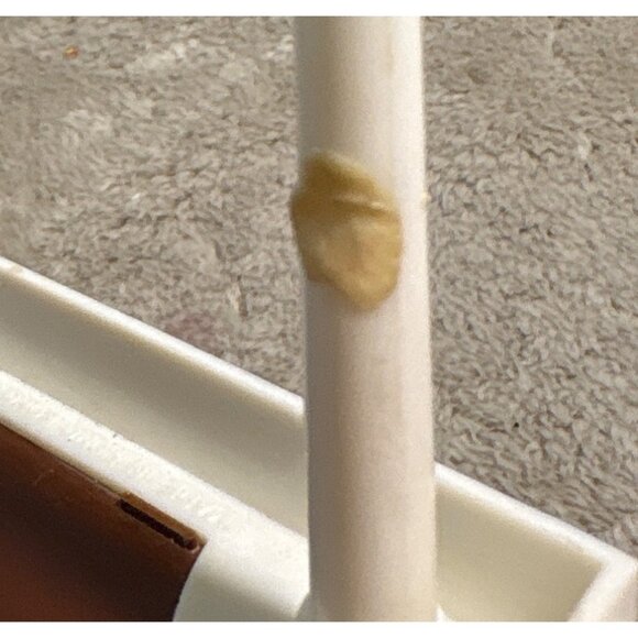 Vintage Marx Little Hostess Dollhouse Wooden Look Plastic Dining Room Table - Picture 8 of 13